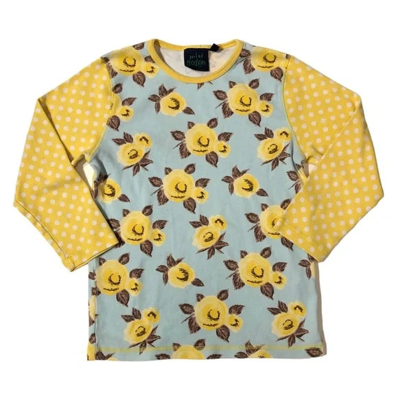 Mini Boden 11-12 flower mixed print top - Picture 1 of 5